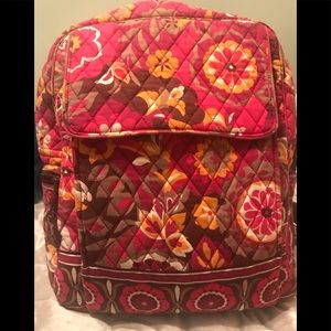 Floral Vera Bradley material backpack
